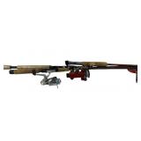 Timula fishing rod with cirrus Shakespeare reel,