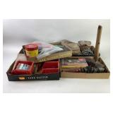 Workshop Tools, Manuals, Toolbox, and Sledgehammer