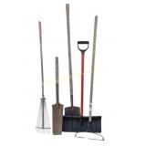 Shovels (2 Metal - Spade Shovel Missing Handle -