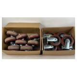 (14) 6 x2 inch rubber casters, used