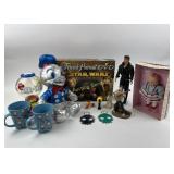 Quilted Donald duck plush, willow tree angel of