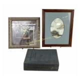 Agricultural Manuals and Framed Artwork