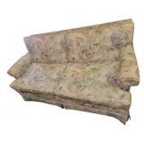 Floral Upholstered Sofa by Temple Inc.