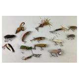 Fishing luers: Fred apbogast jitterbug, hawaiian,