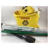 Rubbermaid Mop Bucket with Mop & Weed Control