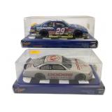 1:24 Scale Die-Cast NASCAR Race Cars in Display Ca