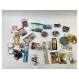 Fishing Tackle and Accessories with Hooks, Lures,
