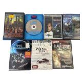 DVD Movies Including Action, Horror, and Thrillers