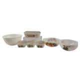 Anchor Hocking Fire King Bowls, Stackable Dishes,