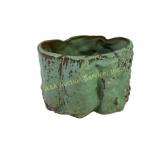 Frankoma Pottery Planter with Green Glaze, Marked