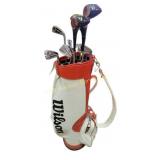 Wilson Golf Bag with Sam Snead, and Wilson Clubs