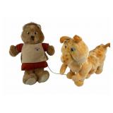 Vintage Teddy Ruxpin cassette playing plush,