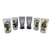 Disney Character Glasses Featuring Mickey, Minnie,