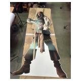Jack Sparrow Cardboard Standee Featuring Sword and
