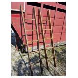 Wooden Ladders (2) 76 in. Long