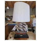 USS Constitution 1814 Ship Model Table Lamp