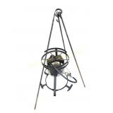 Propane Outdoor Burner with Wrought Iron Tripod