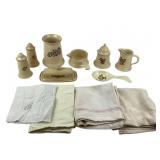 Pfaltzgraff village brown stoneware: covered