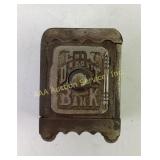 Metal coin deposit combination lock still coin