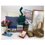 Assorted Household Items; Full Size Sheet Sets, Wo