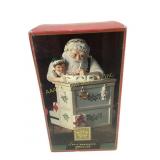 Lenox Santa Workbench Cookie Jar in Original Box