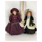 Russ Porcelain Doll ‘Elizabeth’ in Bur