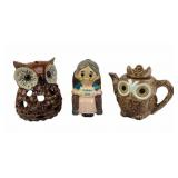 Vintage ceramic lot Retirement fund coin bank