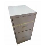 Two-Drawer Metal Filing Cabinet