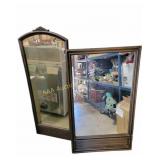 Wood-Framed Mirrors With Decorative Details