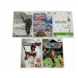Nintendo Wii Video Games; Wii Fit, 007 Quantum of