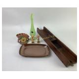 Frankoma Plate, Goebel Figures,Uranium