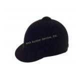 Black Equestrian Helmet with Olympian F.R.P. Shell