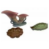 Hull and Frankoma Pottery Vases and Dishware