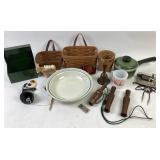 Faulks and Olt Goose Calls, Longaberger Baskets, C