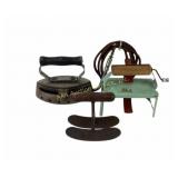 Double Point Gas Iron, Delta Toy Mangle Iron, Mezz