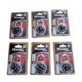 Master Lock Padlocks (6) New In Package - Each