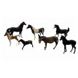 Breyer and Blue Box Horse Models With Donkey