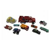 Vintage vehicle lot of 10, Tonka tootsie toy,