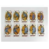 (10) 1969-79 Topps Detroit Basketball Cards - Jim