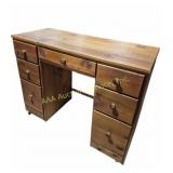 Wood Writing Desk (40.5 in. L x 17 in. W x 32 in.