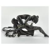 Naughty risquï¿½ adult mechanical keychain