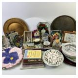 Metal Fish,Recipe and Journel Books, Glassware, an