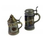 German Ceramic Beer Steins