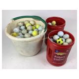 Used Branded Golf Balls; Spalding, Callaway, Top-F