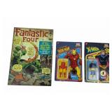 Nos unpunched Marvel X-Men Cyclops & Iron Man,