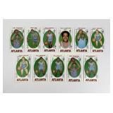 (11) 1969-70 Topps Atlanta basketball cards -