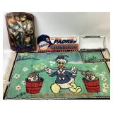 Donald Duck Rug, Detroit Plaque, Padres Sign, Thun