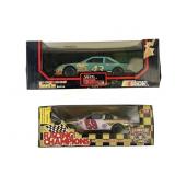 Die-Cast NASCAR Racing Champions Cars in 1:24 Scal