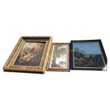 Framed Paintings and print with Nature and Landsca