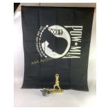 POW/MIA 3×5 Flag, Brass Soldier Bottle Opener
